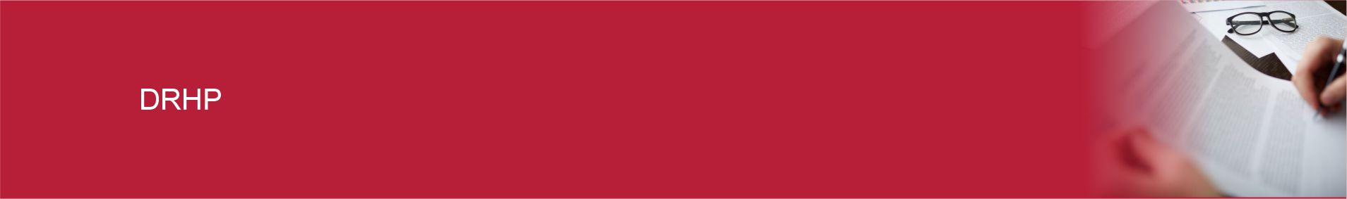 DRHP banner